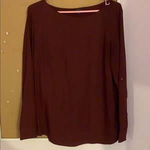Ann Taylor size medium maroon long sleeve!